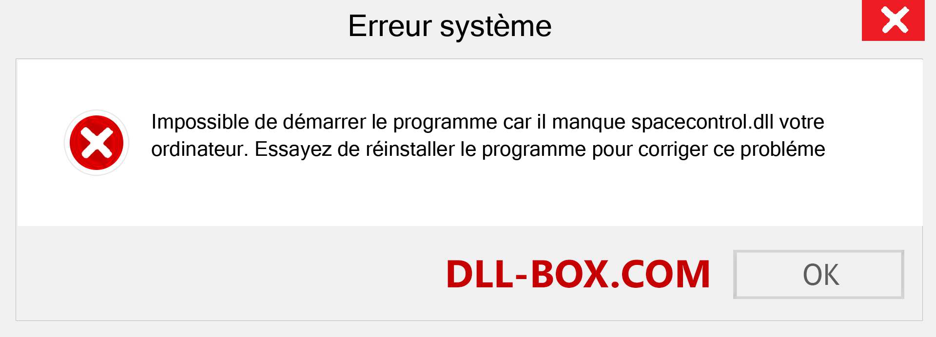 Le fichier spacecontrol.dll est manquant ?. Télécharger pour Windows 7, 8, 10 - Correction de l'erreur manquante spacecontrol dll sur Windows, photos, images